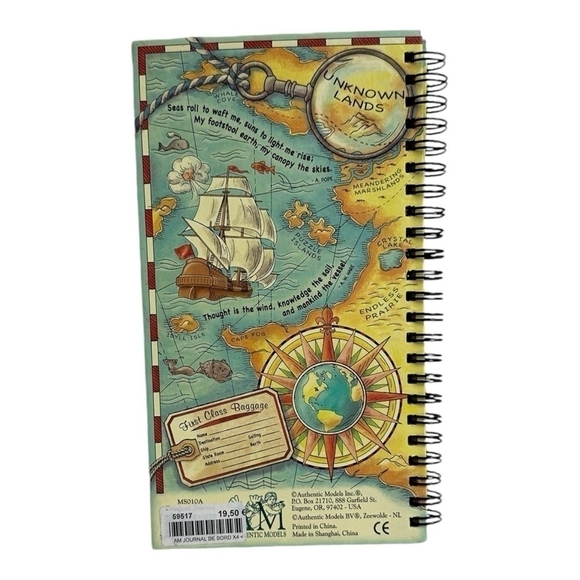 Historic Jamestowne Compass Journal Diary Hardback Cover Memories Compass Book - Picture 5 of 5